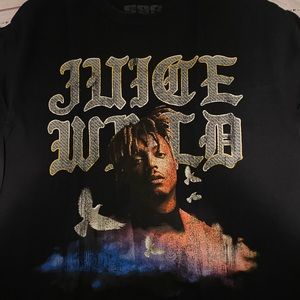 black juice word graphic tee